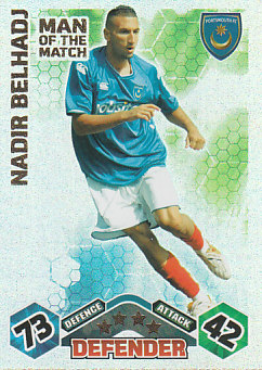 Nadir Belhadj Portsmouth 2009/10 Topps Match Attax Man of the Match #402